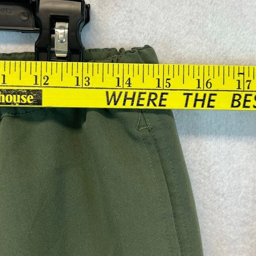 Men's Olive Green Drawstring Pants
